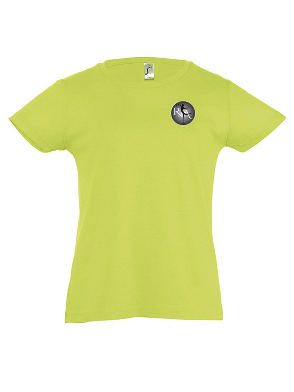 T-shirt enfant Roq'attitudes - Vert anis
